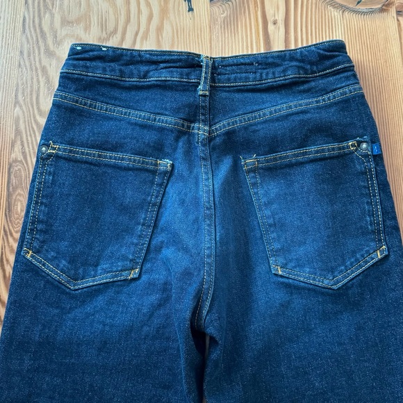 Anthropologie Pilcro Split Straight High Rise Jeans - Picture 7 of 15